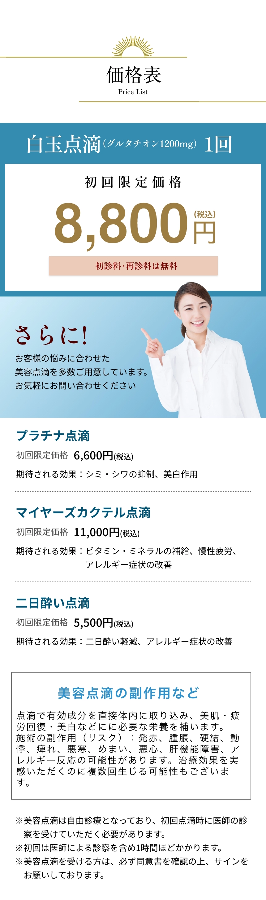 価格表