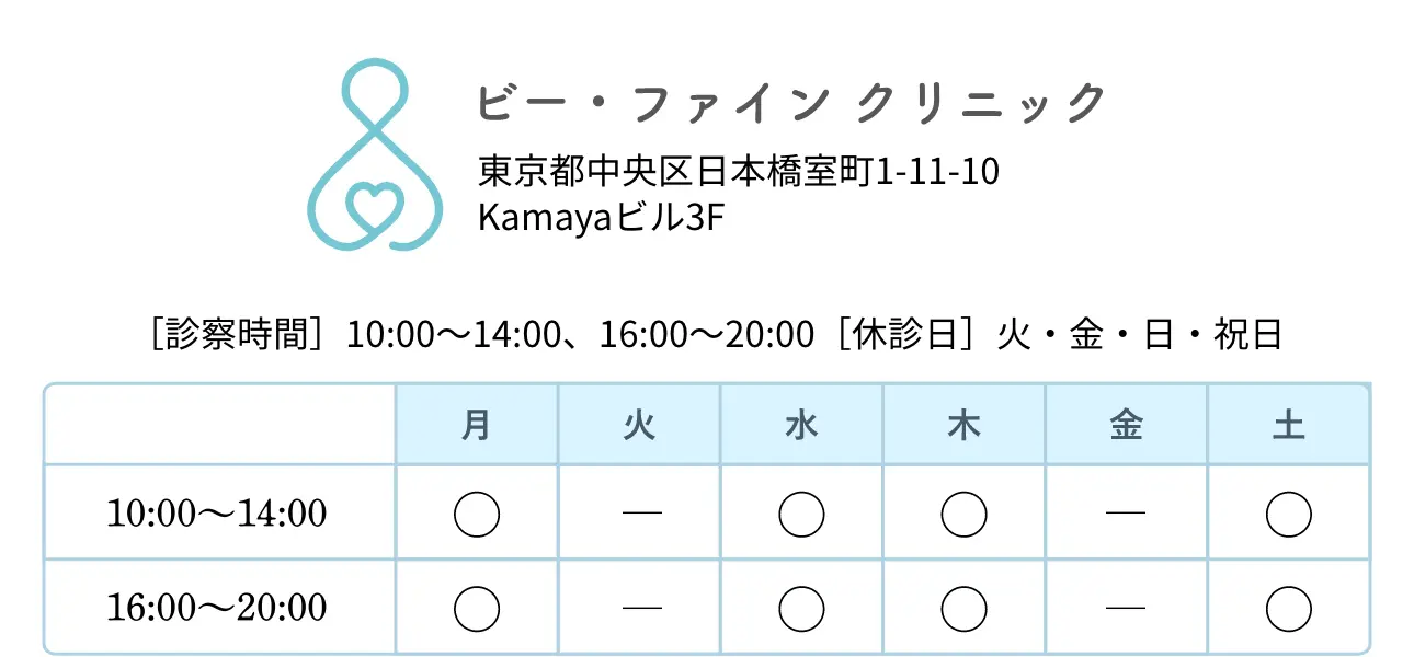 診察スケジュール